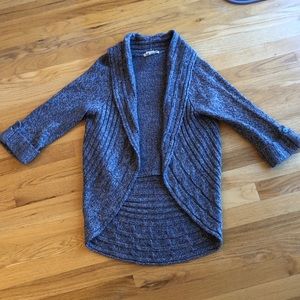 Open front sweater